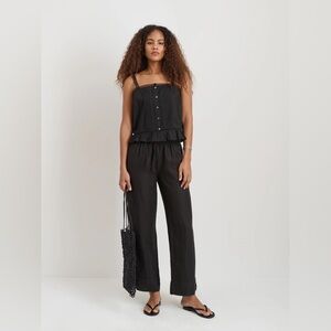 NWT Alex Mill black linen pants